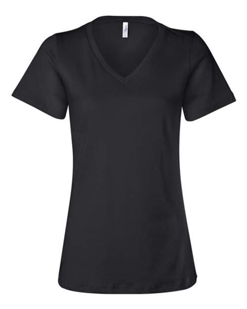 BELLA + CANVAS Women’s Jersey Slim Fit V-Neck Short Sleeve T-Shirt for Feminine Style & Custom Print Tee